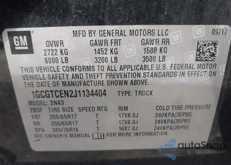 2018 Chevrolet Colorado Lt from USA, damaged, VIN 1GCGTCEN2J1134404